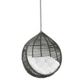 thumbnail image 2 of Modway Garner Teardrop Outdoor Patio Swing Chair Without Stand in Gray White, 2 of 5