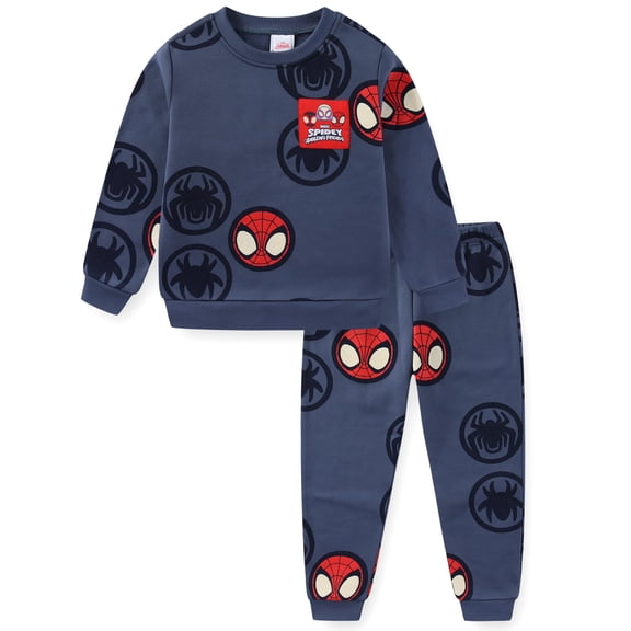 Marvel Spider-Man Sweatshirt and Pants Set (Boys), 2 Piece Set, Sizes 2T-7