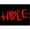 RED LOGO, variant on HOLE RED LOGO MAGNET - Cross in Heart Shape "O" Decorative Exclusive Artwork Refrigerator Fridge Magnet - 2.5" x 3.5"