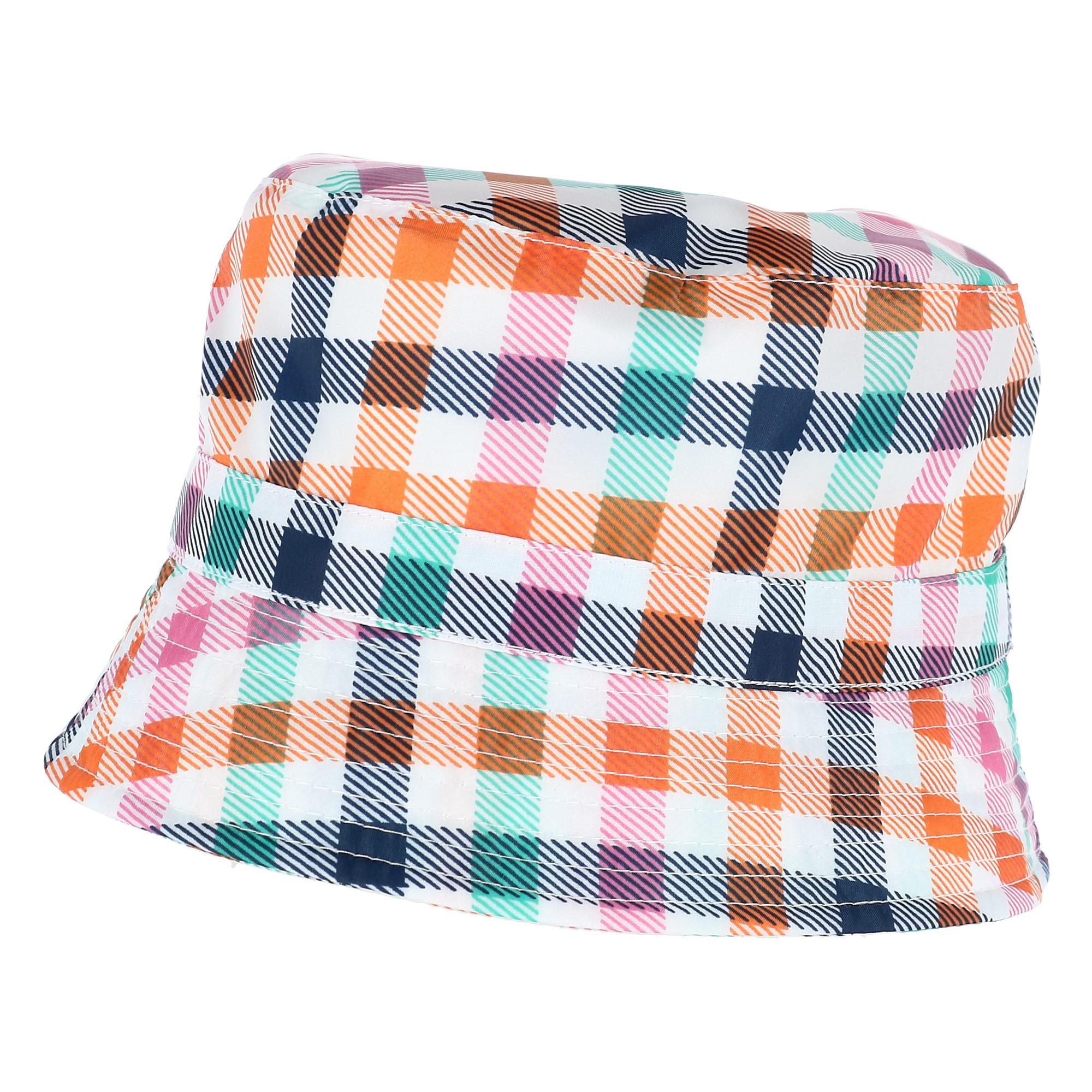 green gingham hat
