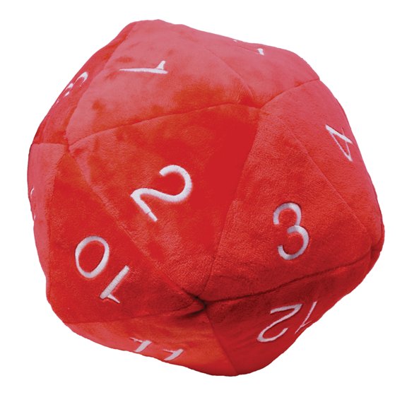 Jumbo D20 Novelty Dice Plush