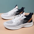 thumbnail image 1 of Zapatos Para Correr Mocasines informales para hombre, zapatos planos transpirables, accesorios para exteriores (42 blanco azul) Likrtyny Tenis De Mujer Tenis De Hombre, 1 of 8