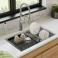 thumbnail image 4 of Elkay EFRU30169RTWC Crosstown 31-1/2" Undermount Single Basin Stainless Steel Kitchen Sink, 4 of 5
