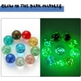 thumbnail image 2 of GIXUSIL 40Pcs Colorful Glass Marbles Glow in The Dark Marbles Multi-Color Luminous Marbles Glowing Glass Marbles for Marble Games DIY and Home Decor（Random Color）, 2 of 6