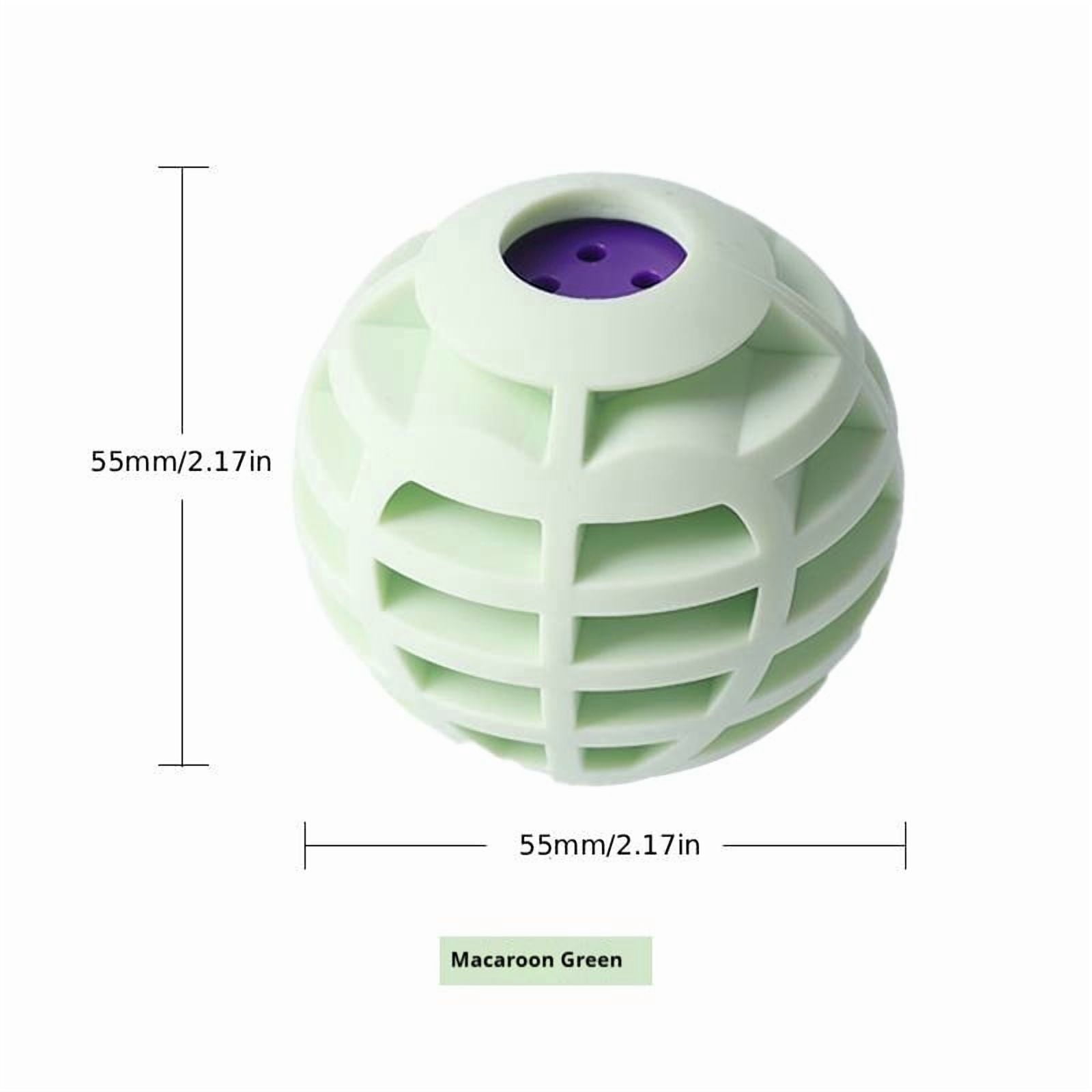 Food Grade Silicone Pet Interactive Sound Ball, Macaron Color Squeaky Toy, 76g Durable Chew Toy for Dogs Puppies Indoor Outdoor Play