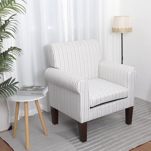 Arm Chair Seat Single Sofa Modern Trellis Grid Accent Living Room Furniture Home