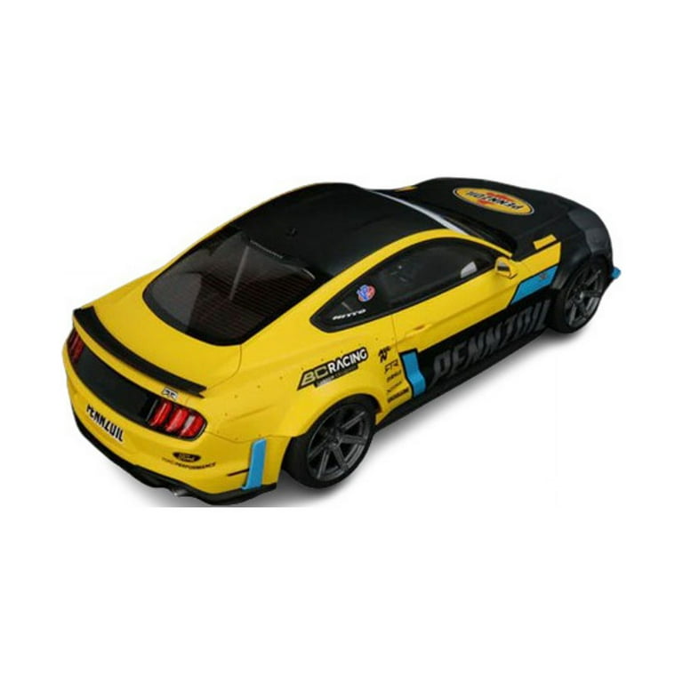 2021 Ford Mustang RTR Spec 5 Widebody, Black/Yellow - GT Spirit