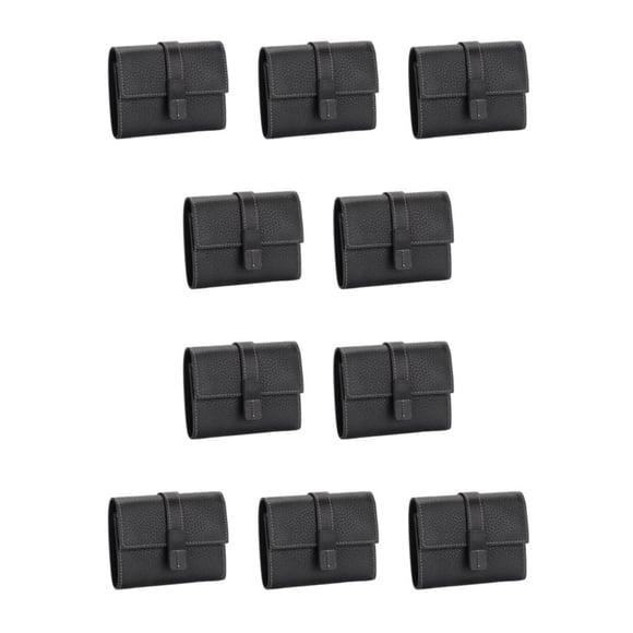 Monedero Rectangular Sonducket 10piezas Negro