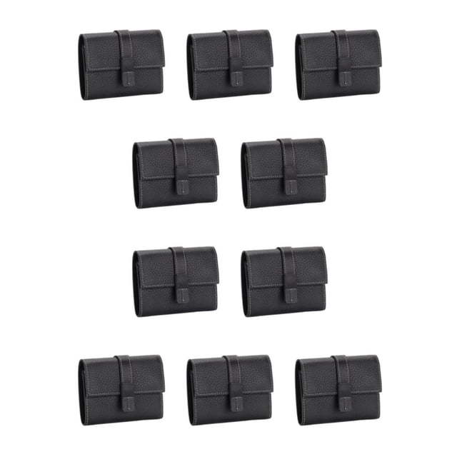 Monedero Rectangular Sonducket 10piezas Negro