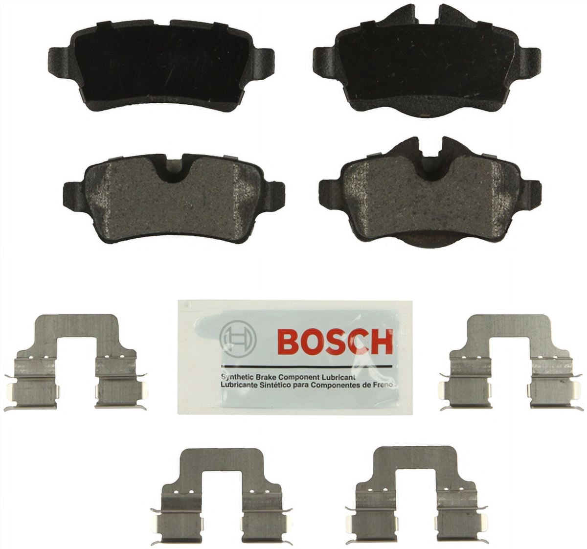 Bosch BE1309H Bosch Blue Semi-Metallic Brake Pads with Hardware