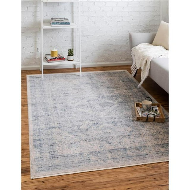 Unique Loom 3147980 9 x 12 Pi Elizabeth Rectangulaire Tapis Noble&44; Gris