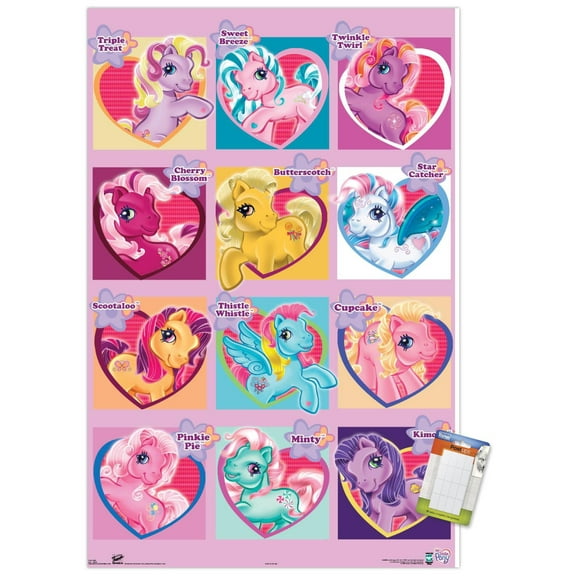 Hasbro My Little Pony - Chart Wall Poster, 14.725" x 22.375"