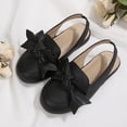 thumbnail image 5 of Rexoro Girls Dress Shoes Flats Sparkly Glitter Fabric Elastic Slingback Toddler Loafers for Party, 5 of 7