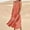 Orange, variant on Sakmal with Pocket Plus Size Summer Dresses Graphic Loose Fit Comfort Fit Green Sleeveless Maxi Slip Dress
