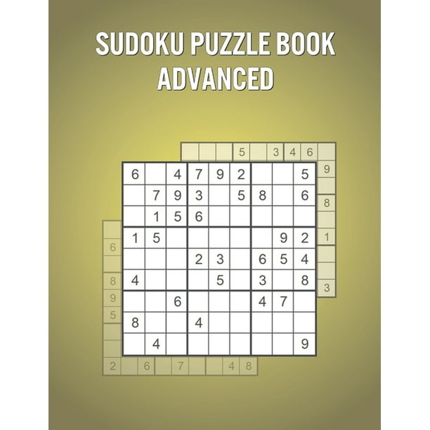 sudoku puzzle book advanced 600 big print challenging sudoku puzzles for everyone with answers paperback walmart com