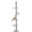 White Grey, variant on Tree Floor to Ceiling 95-108" Tall Tree Carpet Tower Kitten Tree Sisal Scratching Post and Mat Pole for Indoor s, Brown