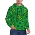 thumbnail image 2 of Goofa St Patrick's Day5 for Men's Hooded Sweatshirt - Lightweight Pullover Hoodie with Kangaroo Pocket, Perfect for Everyday Wear-Medium, 2 of 7
