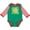 Green and Red, variant on I Love My Pappy Sun and Rainbow Letters Boys or Girls Long Sleeve Baby Bodysuit