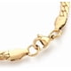 thumbnail image 2 of Pulsera de eslabones de acero inoxidable con cierre de mosquetón, chapada en oro, para mujer y hombre., 2 of 2