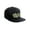 Black, variant on Classic Snapback St.Patrick Day 3D Lucky Clover Flat Bill Visor Cap, Lucky Clover Light Grey Hat