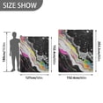 thumbnail image 6 of Yayeee Throw Blanket for Couch Soft Warm 50" x 60" Sofa Chair Bed Decoration, Colorful White, 6 of 7