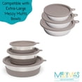 thumbnail image 3 of Messy Mutts Silicone Airtight Dog Bowl Lid | Spill-Resistant Seal for Dog Bowls | Compatible with Messy Mutts Stainless Steel Bowls (Sold Separately) | Freezer, Dishwasher Safe | Extra-Large (8.8”), 3 of 4
