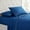 Navy, variant on Spirit Linen Home Est. 1988 Lace Microfiber Sheet Set - Full, Whisper Blue