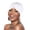 White, variant on Gray Headband for Women Cancer Head Hat Cap Ethnic Bohemian Floral Hair Cover Wrap Turban Headwear Turban Cap Pleated Hat