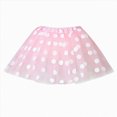 thumbnail image 2 of Godom Toddler Princess Tutu Skirt 2T-8T Cute Party Dance Net Yarn Sequins Polka Dot Tulle Skirt,Pink, 2 of 3