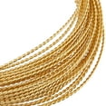 thumbnail image 1 of Alambre de latón resistente para manualidades, calibre 20, 23 pies, redondo, trenzado, dorado, para joyería, para hacer collares, pulseras y otros proyectos hechos a mano., 1 of 6