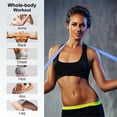 thumbnail image 4 of Resistance Loop Exercise Bands Exercise Bands for Home Fitness, Stretching, Strength Training, Physical Therapy,Elastic Workout Bands for Women Men Kids, Set of 5, 4 of 5