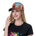 thumbnail image 5 of Honeii Tomato Field Bottle Print Hat, Women's Baseball Hat Unisex Fit, Baseball Cap,Adjustable One Size, 5 of 6