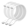 thumbnail image 1 of USB C Charger Cable [1m+2m+2m] for iPhone 16 15 max pro iPad Macbook Type C Cable Fast Charging for Samsung S25 S24 switch usbc Data wire for Google Pixel Xiaomi oppo Braided Phone Charger cord, 1 of 11