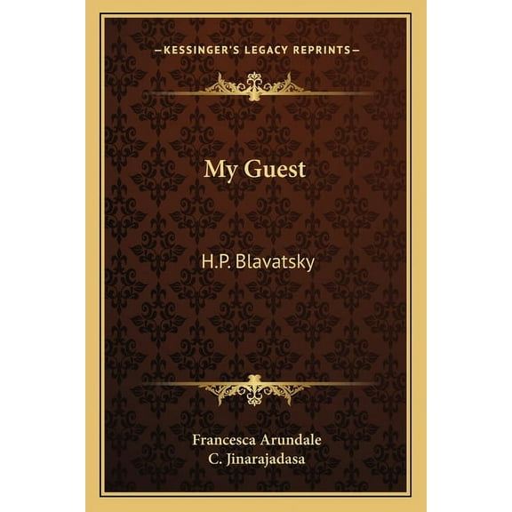 My Guest : H.P. Blavatsky (Paperback)