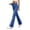 Blue, variant on Stretchy Bell Bottom Jeans for Women Trendy Pull On Bootcut Flare Jean Leggings Jeggings High Waist Tummy Control Wide Leg Denim Pants with Pockets