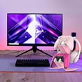 thumbnail image 3 of Pink Controller & Headset Stand, Universal Gaming Accessories Organizer for Xbox, Switch, PC, 3 of 8