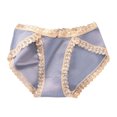 thumbnail image 1 of Gibobby Calzoncillos para mujer alicrados Bikini de algodón Bragas transpirables para mujer Ropa interior cómoda sin costuras(Azul,XL), 1 of 3