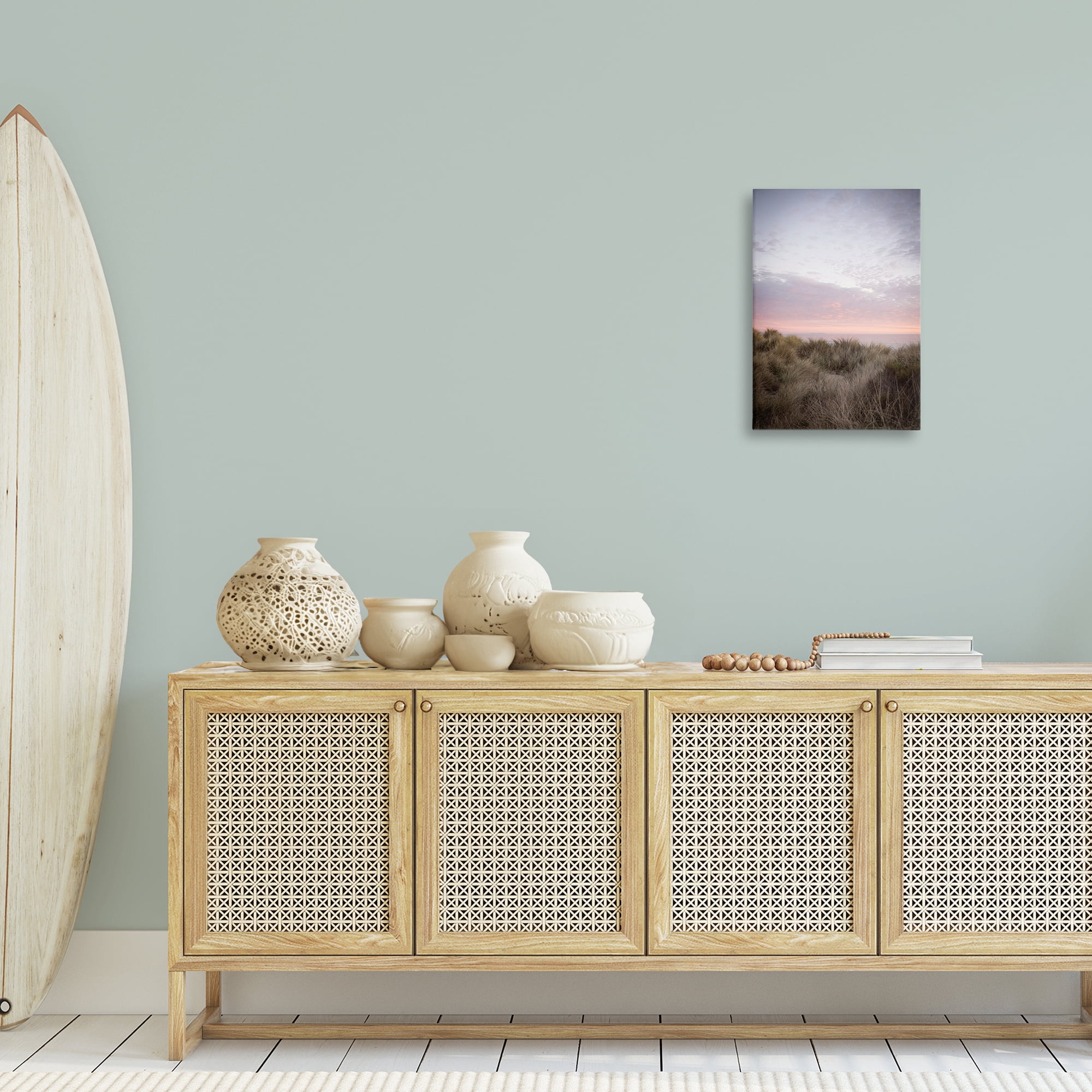 Stupell Industries Ombre California Sunset Landscape & Nature Photography Wrapped Canvas Art Print Wall Art, 16 x 24