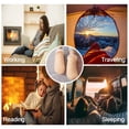 thumbnail image 3 of YUNOVA Slipper Socks for Women Men Girls, Fluffy Warm Socks Knitted Thick Fleece Lined Grippers Non Slip Socks Soft Cozy Winter Home House Bed Floor Slipper Socks, 3 of 7