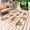 Orange, variant on Leopard Outdoor Rug for Patio/Deck/Porch, Non-Slip Large Area Rug 5 x 7 Ft, Vintage Primitive Animals Pink Indoor Outdoor Rugs Washable Area Rugs, Reversible Camping Rug Carpet Runner