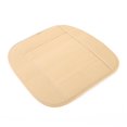 thumbnail image 2 of Funda universal para asiento de coche Cojín de cuero PU transpirable de verano Cojín para silla delantera Protector Accesorios para automóviles Beige, 2 of 9