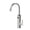 Silver, variant on Electric Faucet Instant Hot Water Tap 220 Tankless Water Heater Faucet With Digital Display Kitchen Tap Geyser