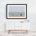 thumbnail image 2 of A Day at the Beach 12 - Ocean City Maryland Photography Beach Coastal Seaside Ocean Summer Minimalist Pastel Black Framed Wall Art Print 16 x 24 inches, 2 of 4