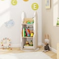 thumbnail image 2 of Gymax Kid's Rotating Bookshelf w/5 Shelves 360° Rotatable Display Shelf for Kid's Room, 2 of 10