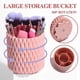 thumbnail image 2 of Makeup Brushes Premium Synthetic Foundation Powder Concealers Eye Shadows 18 Pcs Brush Set with 5 sponge & Holder Sponge Case (A-Pink), 2 of 4
