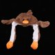 thumbnail image 2 of Peluche Sombrero Divertidas Sombrero Juguetes Móviles Animal para niñas Pequeñas Tal inconfundible marrón CUTICAT Sombrero suave de peluche, 2 of 8