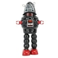 thumbnail image 1 of Wind Up Robot Toys, Clockwork Robot Toy Metal Structure Fencing Robot Adult Clockwork Walking Figurine Toy for Collection Birthday Holiday Gift, 1 of 7