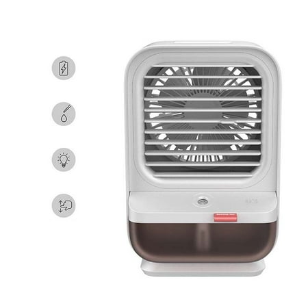 

Liveday Portable Air Cooler Desktop Super Quiet Mini Air Conditioner Ice Air Cooler Fan for Home Office Room