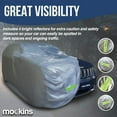 thumbnail image 5 of Mockins 182”x74”x68” Silver 190T Polyester SUV Car Cover, 5 of 8