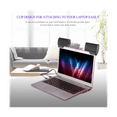 thumbnail image 4 of Portable Mini Clip USB Stereo Speaker Sound Bar Clipon Speakers for Notebook Laptop Phone Music Player Computer, 4 of 6